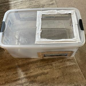 Hamster bin cage